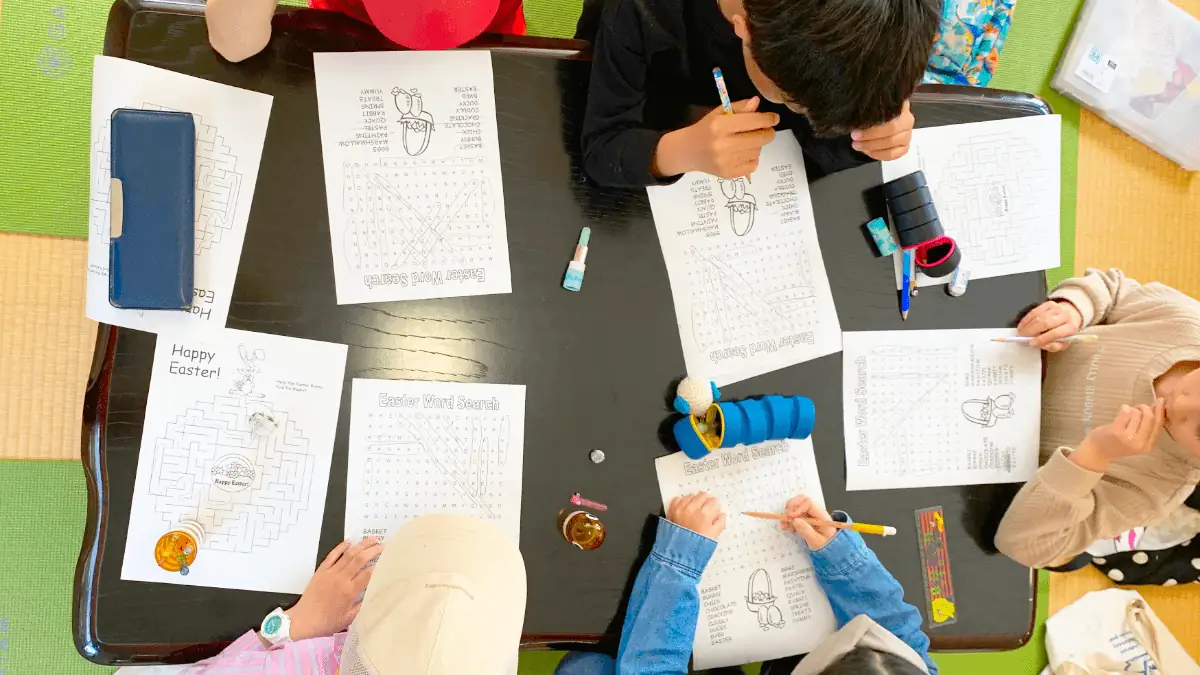 イースターレッスンの様子